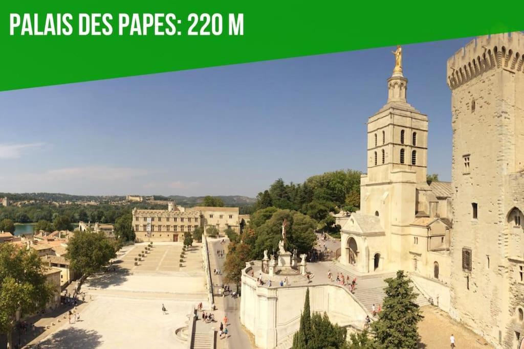 La Cachette De L'Horloge - Ac Clim - Wifi - 100M Palais Des Papes Apartment อาวีญง ภายนอก รูปภาพ